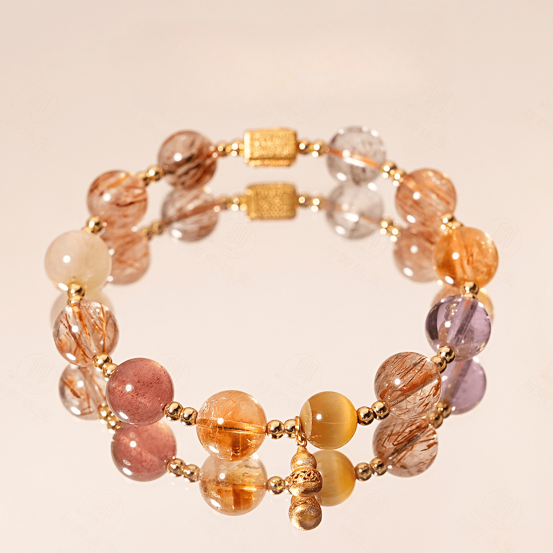 Golden Prosperity- Citrine Wealth & Fortune Healing Crystal Bracelet